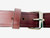Heavy Duty Brown Leather Belt for Men - Built in USA by Turtleback