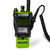 KENWOOD Viking VP8000 with D RING V3 Carry Holster Case Extended Battery, Turtleback Holder fits Kenwood Viking VP8000 Green Radio-Black Leather Duty Belt