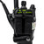 KENWOOD Viking VP8000 with D RING V3 Carry Holster Case Extended Battery, Turtleback Holder fits Kenwood Viking VP8000 Green Radio-Black Leather Duty Belt