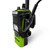 Kenwood VP8000 Viking 8000 ROTATING DUTY BELT CLIP V3 Turtleback Carry Holder Case fits Kenwood VP8000 with an Extended Battery and Viking 8000 Radio Black Leather Holster with Heavy Duty Rotating Belt Clip