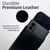 Samsung Z Fold8 -Small- Fits with Slim Style Cases, Premium Black Leather, Vertical Belt Holder, Magnetic Closure HD Rotating Belt Clip