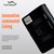 Samsung Z Fold8 -Large- Fits with Defender Bulky Style Cases, Black Leather, Horizontal  Belt Loop Case, Leather Wrapped Belt Clip