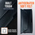 Turtleback Belt Clip for Samsung Z Fold8 -Large- Fits with Defender Bulky Style Cases, Black Leather, Horizontal Belt Holder, Magnetic Closure HD Rotating Clip
