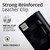 Turtleback iPhone Ultra Foldable - Small - Fits Slim Style Cases, Premium Black Leather Horizontal Belt Loop Holster, Magnetic Closure,Leather-Wrapped Belt Clip