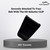 Turtleback iPhone Ultra Foldable - Small - Fits Slim Style Cases, Premium Black Leather Horizontal Belt Loop Holster, Magnetic Closure,Leather-Wrapped Belt Clip