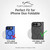 Turtleback iPhone Duo Foldable - Small - Fits Slim Style Cases, Premium Black Leather Horizontal Belt Loop Holster, Magnetic Closure,Leather-Wrapped Belt Clip