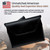 Turtleback iPhone Ultra Foldable - Small - Fits Slim Style Cases, Premium Black Leather Horizontal Phone Holder, Magnetic Closure, HD Rotating Belt Clip