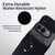 Turtleback iPhone Ultra Foldable - Small - Fits Slim Style Cases, Premium Black Nylon Horizontal Phone Holder, Magnetic Closure, HD Rotating Belt Holster