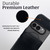 Turtleback iPhone Ultra Foldable - Small - Fits with Slim Style Cases, Premium Black Leather Vertical Belt Clip, Magnetic Closure, HD Rotating Belt Holder