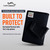 Turtleback iPhone Ultra Foldable - Large - Fits Defender Bulky Style Cases, Premium Black Nylon Horizontal Phone Clip, Magnetic Closure HD Rotating Belt Holster