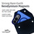 Turtleback iPhone Ultra Foldable - Large - Fits Defender Bulky Style Cases, Premium Black Nylon Horizontal Phone Clip, Magnetic Closure HD Rotating Belt Holster