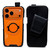 Balastec® iPhone 18 Pro Max / 17 Pro Max Case with Belt Clip Holster, Turtleback Slim Orange MagSafe Case, Rugged Rotating Belt Clip