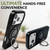 Balastec® iPhone 18 Pro  / 17 Pro Case with Belt Clip Holster, Turtleback Slim Black MagSafe Case, Rugged Rotating Belt Clip