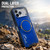 Balastec® iPhone 18 Pro  / 17 Pro Case with Belt Clip Holster, Turtleback Slim Blue MagSafe Case, Rugged Rotating Belt Clip