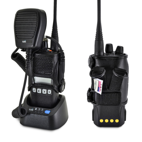 TAIT TP8100 Radio DRings Fire Police Two Way Radio Belt Case