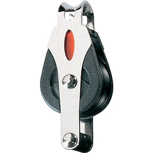 Ronstan Series 20 Ball Bearing Single Block with Becket and Loop Top RF20111 – front view