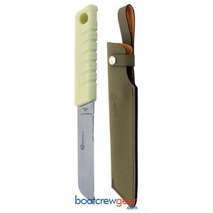 Wichard Crewman Fluro Knife – full view with sheath