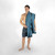 Vaikobi Beach Towel with Zip Pocket