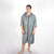 Vaikobi Full Zip Hooded Towel - Grey