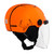 WIP helmet visor for spray protection
