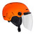 Replacement visor for WIP X-OVER helmet