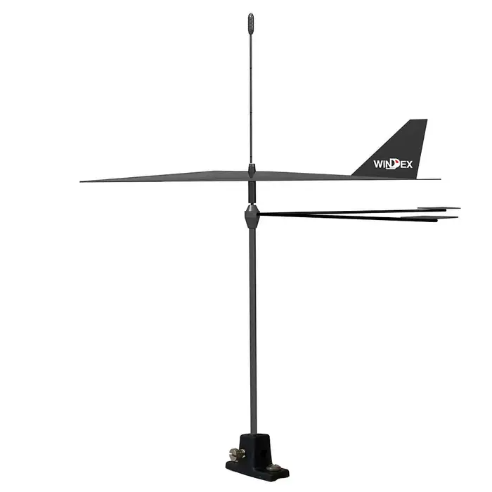 Windex 15MK2 masthead wind vane with BirdSpike installed