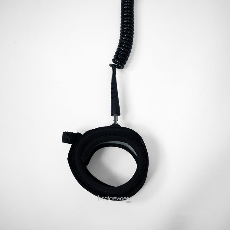Vaikobi Fixed 1 Piece Calf Leash – front view showing neoprene cuff
