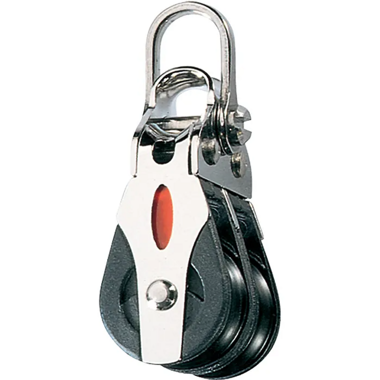 Ronstan Series 20 Ball Bearing Double Block with Shackle, RF20202