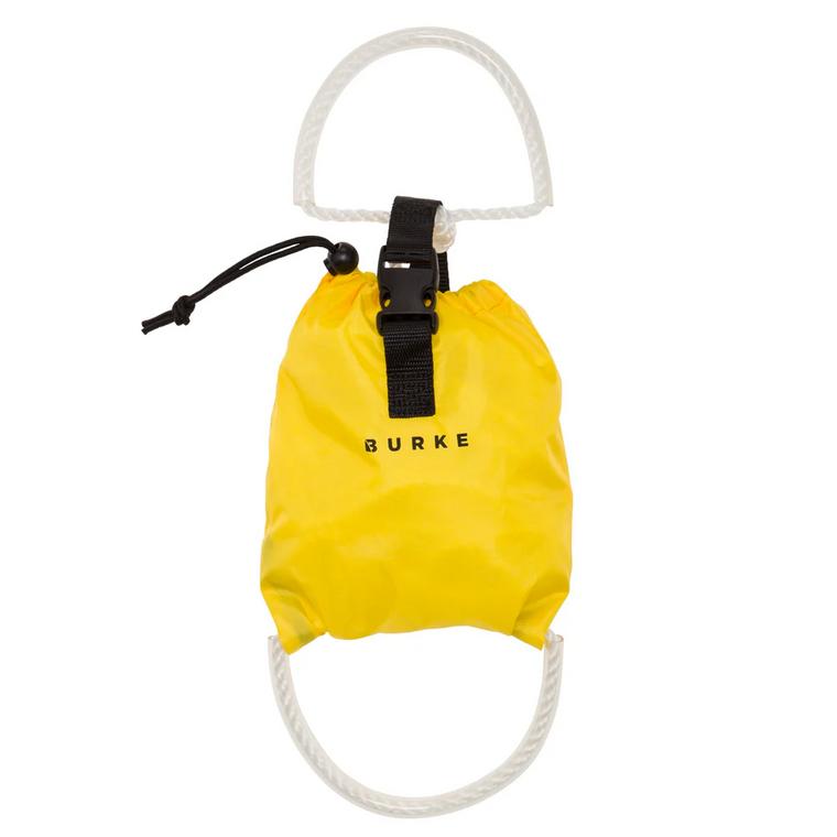 Burke throw bag for man overboard situations