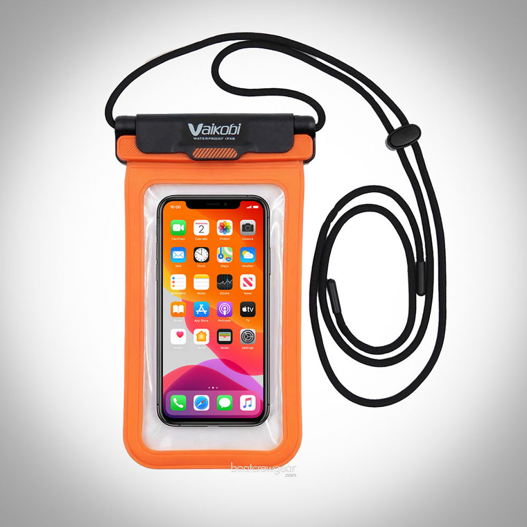 Vaikobi waterproof phone case with clear touchscreen window