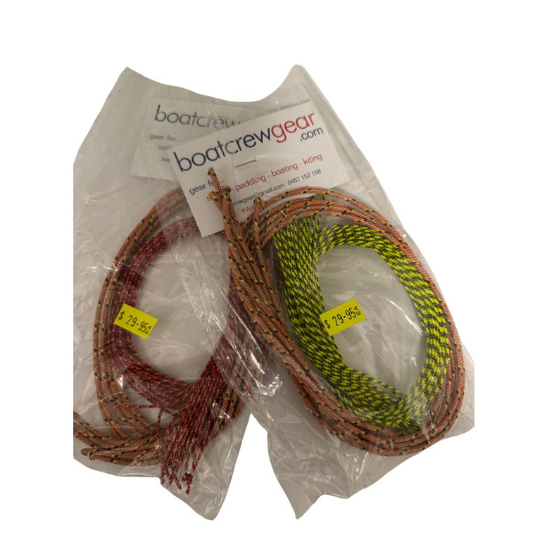 Pre-cut sailing ties for Optimist mast and boom rigging