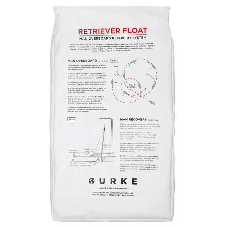 Burke Retriever Float Lifesling Replacement Stow Bag