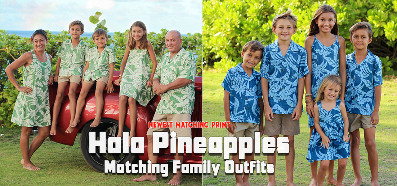 Newest family matching outfit - Hala Pineapples, buy yours now.