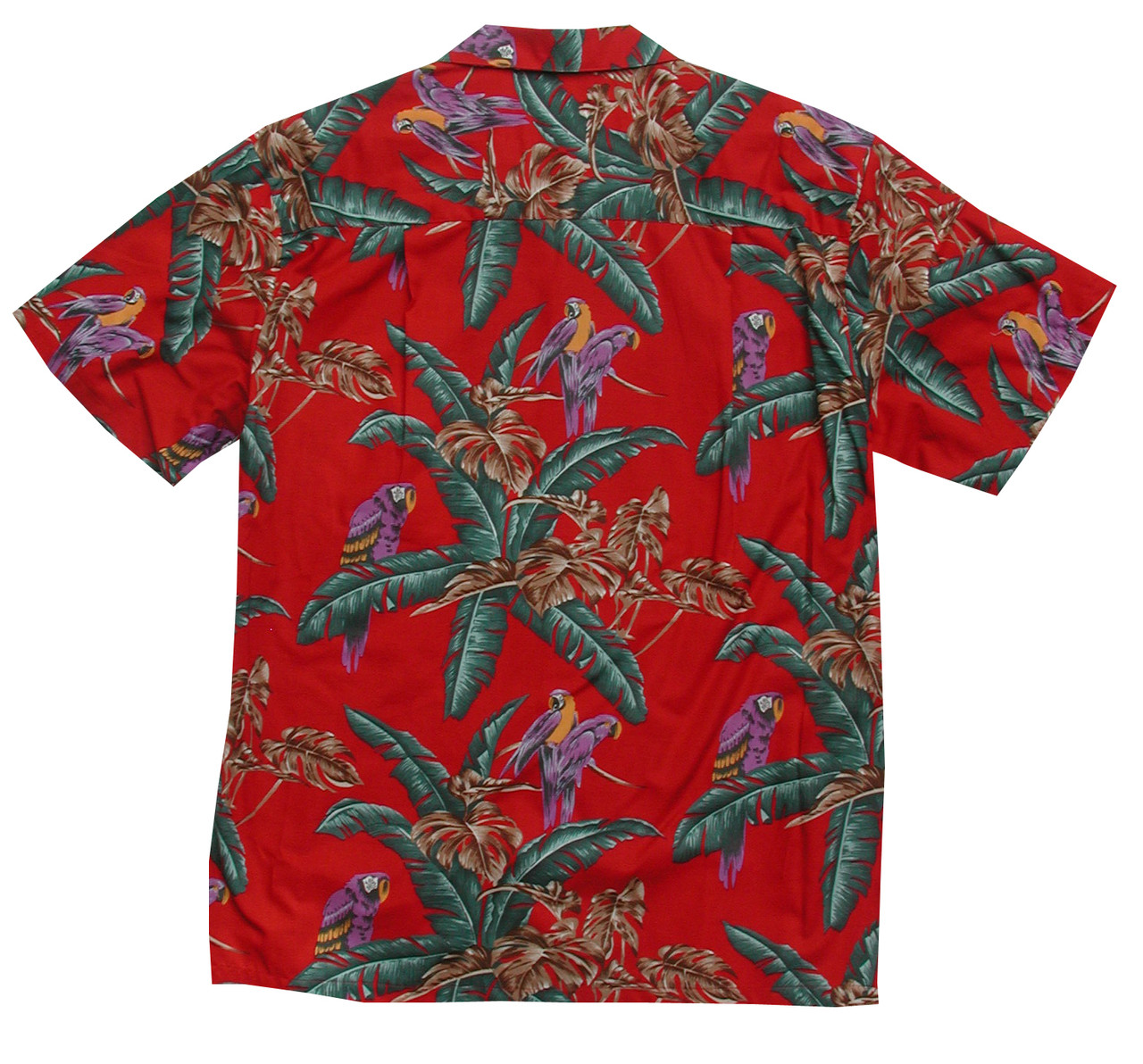 Paradise Found Mens Jungle Bird Tom Selleck Magnum PI Rayon Shirt -  OhanaWear