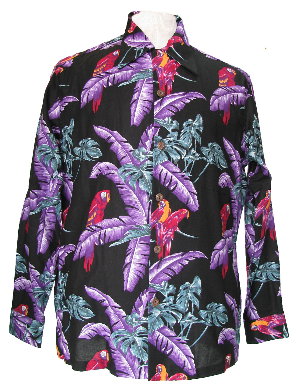 Paradise Found Cotton Magnum (Jungle Bird) Shirt 4XL