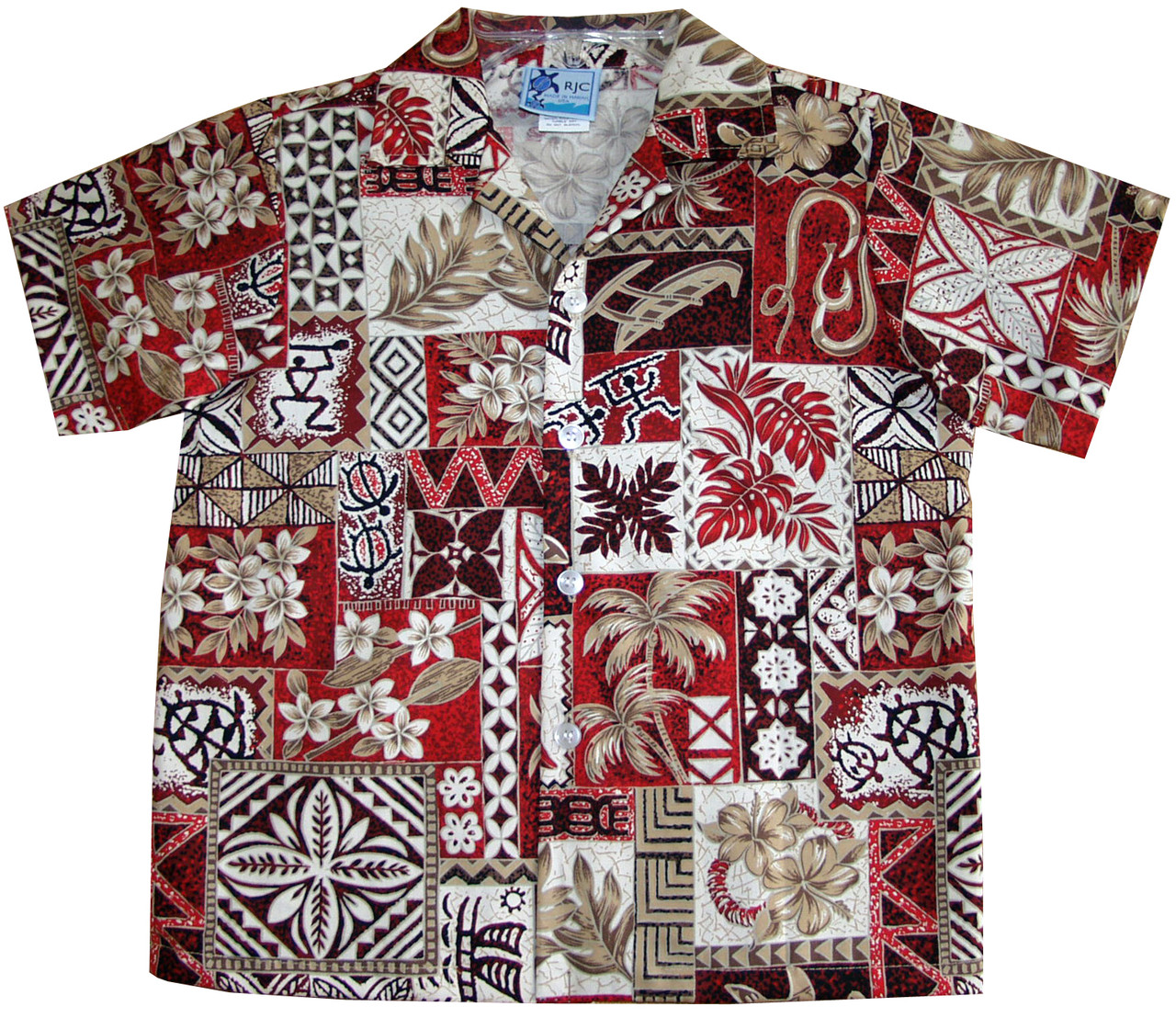 RJC Boys Hawaiian Symbol Shirt - OhanaWear