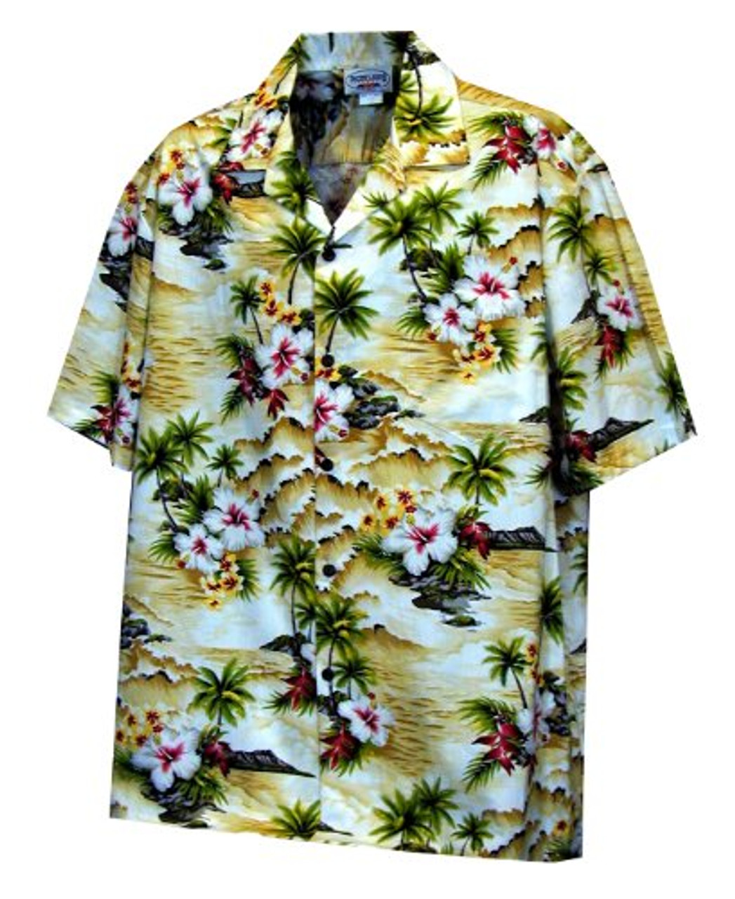 Hawaiian Aloha Shirt For Women, Pacific Legend Hibiscus Island Hawaii Shirt