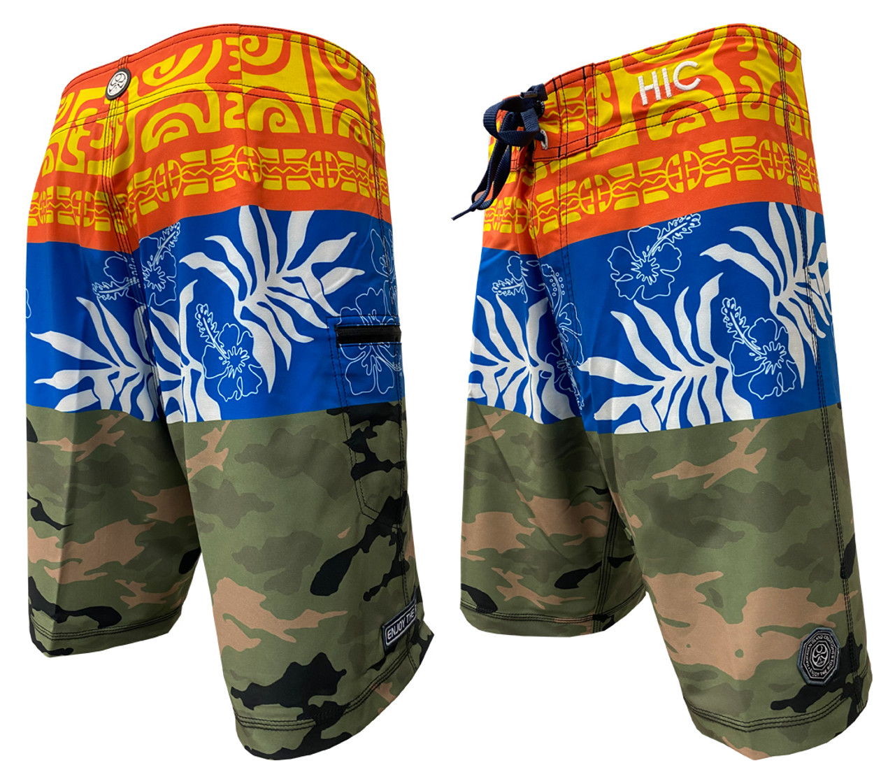 パンツ WACKOMARIA HAWAIIAN SHORTS ( TYPE-1 ) sp.0010bSS25-red x black hawaiian shorts.(tiger camouflage