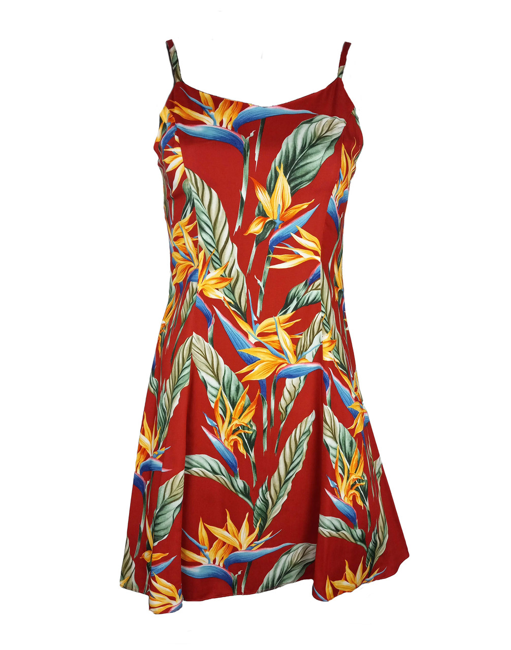 Paradise Poly Spandex Short Hawaiian Dress main image 1