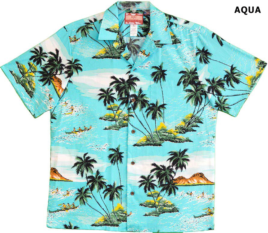 Surfin' Sunset Men's Hawaiian Shirt