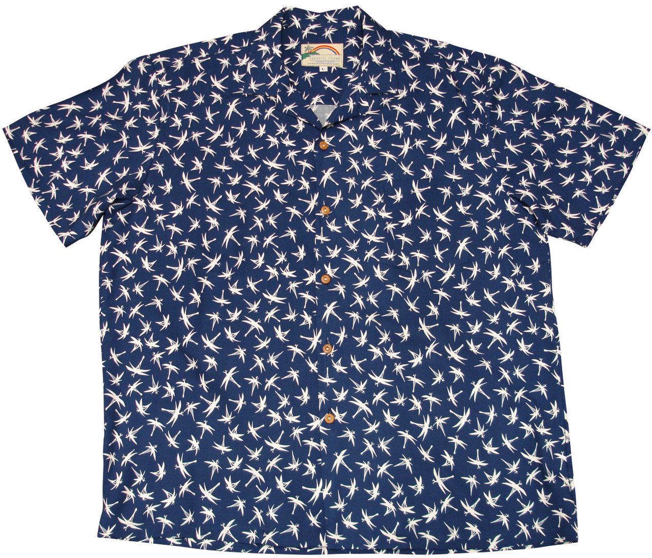 Paradise Found Men's Tom Selleck Magnum Bamboo Hawaiian Shirt