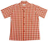 Men's Classic Hawaiian Paniolo Palaka Plaid Shirt