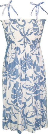 Delicate Tropical Women's Hawaiian Smocked Dress