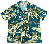 White Ginger Women's Hawaiian Camp Shirt