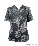 Pacific Bird of Paradise Women's Hawaiian Camp Shirt