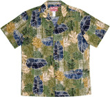 Pale Free Falling Leaf Men's Hawaiian Shirt