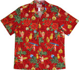 Christmas Tapa Santa Men's Hawaiian Shirt