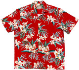 Paradise Found Men's Orchid Ginger Hawaiian Shirt