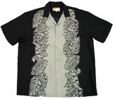 Paradise Found Men's Monstera Panel Hawaiian Shirt