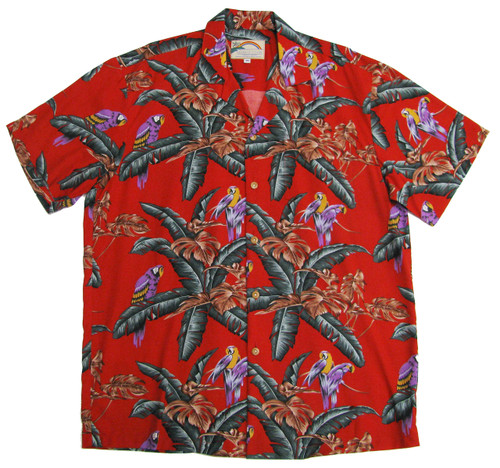 Paradise Found Men's Tom Selleck Magnum Bamboo Hawaiian Shirt